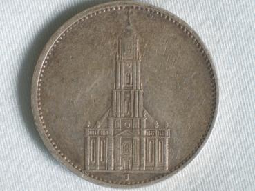 5 Reichsmark "Garnisonskirche" III Reich 1934 J aus 900er Silber
