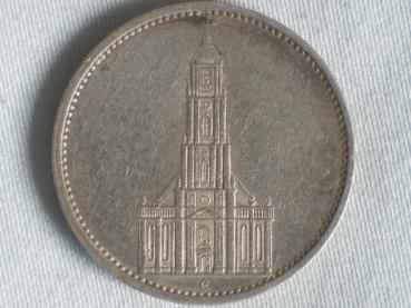 5 Reichsmark "Garnisonskirche" III Reich 1935 E aus 900er Silber