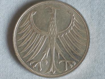 5 DM Silberadler aus 625er Silber 1973 D