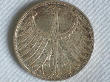 5 DM Silberadler aus 625er Silber 1973 J