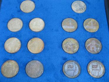 Preview: Lot: Österreich 100 Schilling / 14 Münzen aus 640er Silber, Gewicht 336,0g