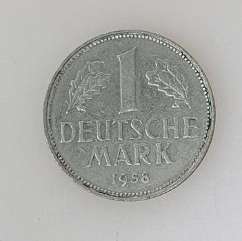 1 DM 1958 G  -Bundesrepublik Deutschland-