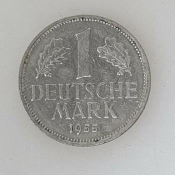 1 DM 1955 D  -Bundesrepublik Deutschland-