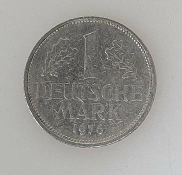 1 DM 1976 F  -Bundesrepublik Deutschland-