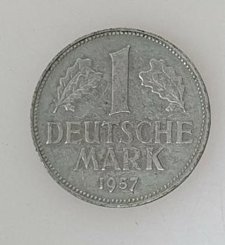 1 DM 1957 F -Bundesrepublik Deutschland-