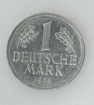 1 DM 1968 J -Bundesrepublik Deutschland-