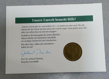 Preview: Numisbrief mit 5 DM Gedenkmünze "Erlebnis Natur" CuNi