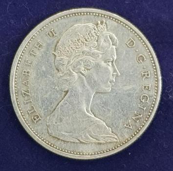 1 Dollar 1965, Kanu, Kanada, Silber 800