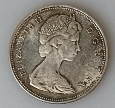 1 Dollar 1965, Kanu, Kanada, Silber 800