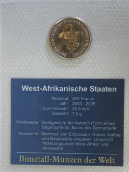 100 Francs aus der Zentralafrikanischen Waehrungsunion 2006