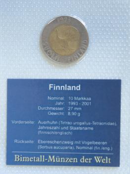 10 Markkaa aus Finnland 1993