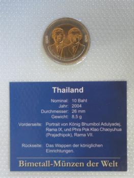 10 Baht aus Thailand 2004