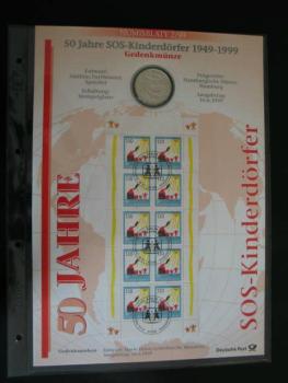 Preview: Numisblatt 2/1999 mit Gedenkmünze 10 DM SOS Kinderdörfer