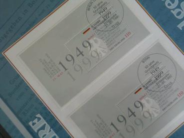 Numisblatt 1/1999 mit Gedenkmünze 10 DM 50 Jahre Grundgesetz
