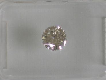 Preview: Diamant im Brillantschliff "G" 0.52 ct / VS2 mit GIA Report, Laser Inscription Registry