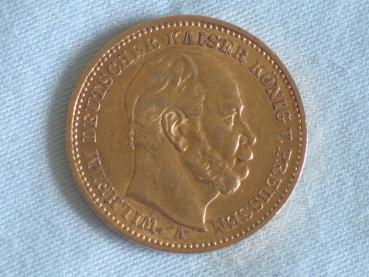 20 Mark "Wilhelm von Preussen", Reichsgold, Goldmark, Deutsches Reich, 900er Gold, Berlin