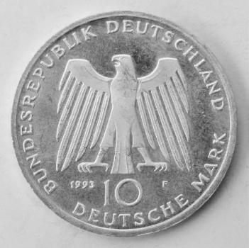 10 DM Gedenkmünze "1.000 Jahre Potsdam" aus 625er Silber 1993