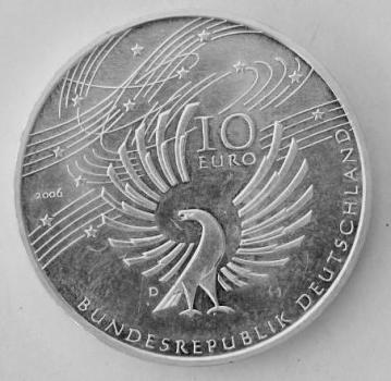 10 EUR Gedenkmünze "250. Geburtstag Wolfgang Amadeus Mozart", Feinsilber 16,65g