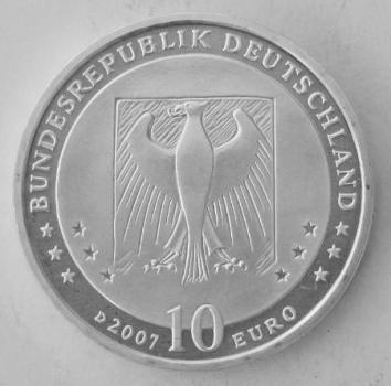 10 EUR Gedenkmünze "175. Geburtstag Wilhelm Busch" aus 925er Sterlingsilber