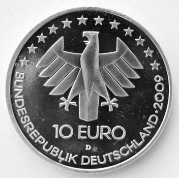 10 EUR Gedenkmünze "100 Jahre Internationale Luftfahrtausstellung" aus 925er Silber