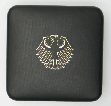 100 Euro Gold 2003 "Quedlinburg" mit original Münzetui und Beschreibung, 1/2 oz Feingold 999,9