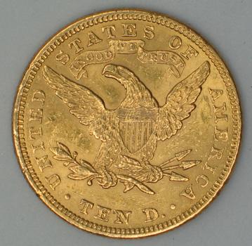 10$ US "Coronet Head" 1898 "Eagle" USA 900er Gold