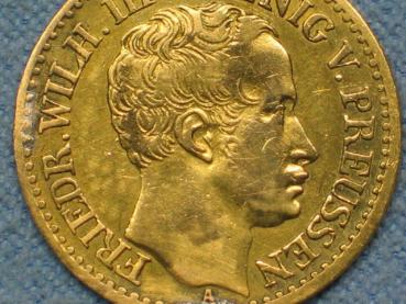 1/2 Friedrichs d´or 1833 A. Jaeger 108, AKS 8, Divo/ Schramm 163 , Friedberg 2430
