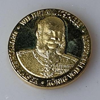 Medaille Kaiser "Wilhelm I" vergoldet von Bayerisches Münzkontor