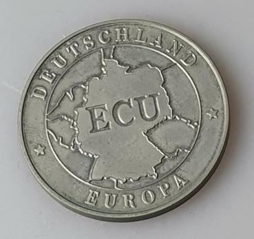 Preview: Medaille "Ecu" 1992 Deutschland Merkator Hamburg