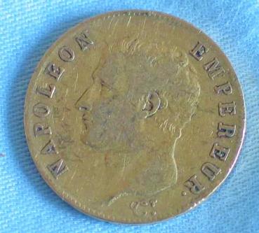 20 Francs "Napoleon" AN 13" (wohl 1804/1805) "A" Frankreich 900er Gold