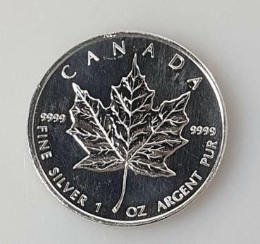 Preview: 1 oz Maple Leaf, Kanada, 999er Feinsilber