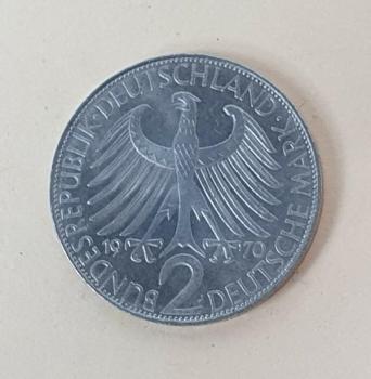 2 DM 1970 J  -Max Planck- Bundesrepublik Deutschland