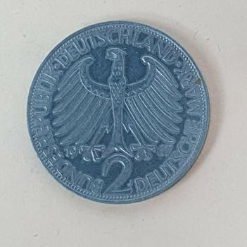2 DM 1967 J  -Max Planck- Bundesrepublik Deutschland
