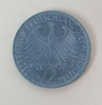 2 DM 1965 F  -Max Planck- Bundesrepublik Deutschland