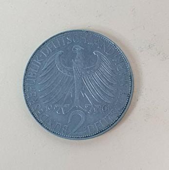 2 DM 1961 D  -Max Planck- Bundesrepublik Deutschland