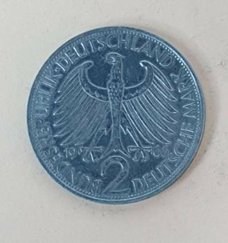 2 DM 1966 J  -Max Planck- Bundesrepublik Deutschland