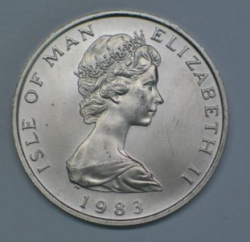 Preview: 1 oz "Noble" 1983, Platin 999,5, Isle of Man