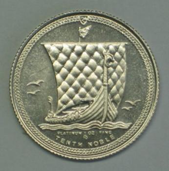 1/10 oz "Noble" 1985, Platin 999,5, Isle of Man