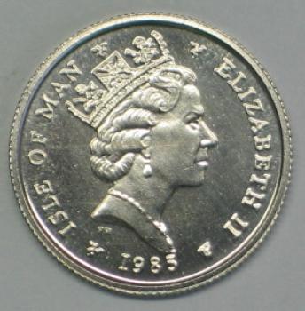 Preview: 1/10 oz "Noble" 1985, Platin 999,5, Isle of Man