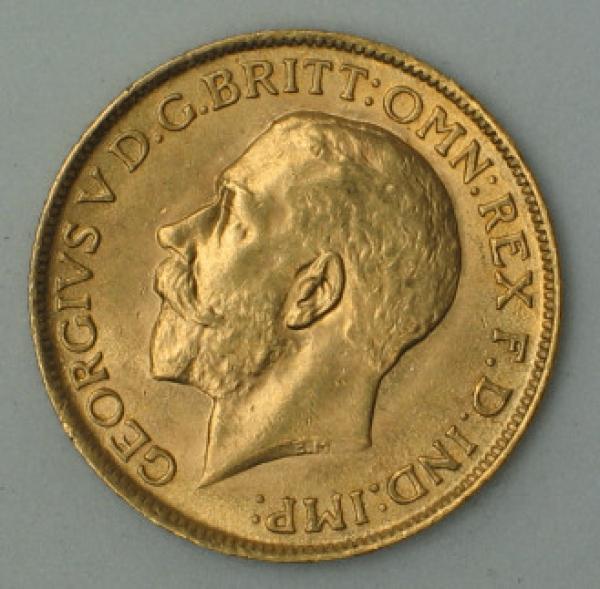 Sovereign "Georg V" 1911, Großbritannien, 916,7 Gold, London