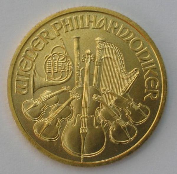 25 EURO 2009 Österreich (1/4 oz) 999,9 Gold "Wiener Philharmoniker"