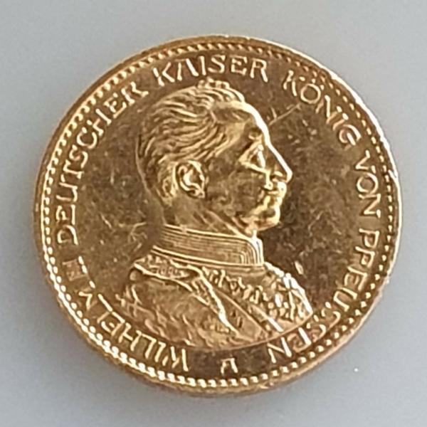 20 Mark "Wilhelm II Uniform", Reichsgold, Goldmark 1914, Deutsches Reich, 900er Gold, Berlin