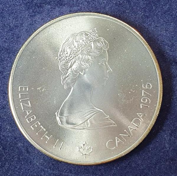 5 Dollars Canada XXI Olympiade, 925er Sterlingsilber, Gewicht: 24,3g
