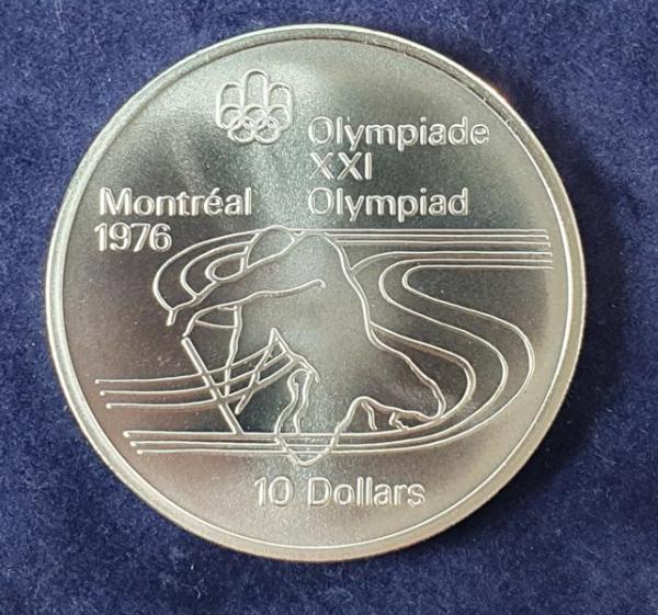 10 Dollars Canada XXI Olympiade, 925er Sterlingsilber, Gewicht: 48,6g