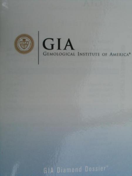 Diamant im Brillantschliff 0.79 ct/ VVS1 mit GIA Report Top Wesselton / F Laser Inscription Registry