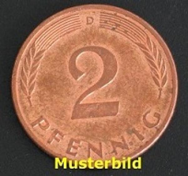 2 Pfennig 1967 D