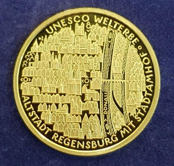 100 Euro Gold 2016 "Regensburg" 1/2 oz 15,55g Feingold 999,9