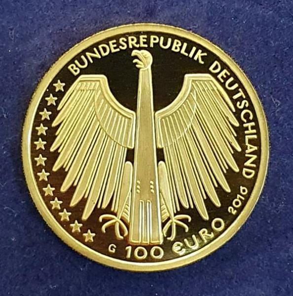100 Euro Gold 2016 "Regensburg" 1/2 oz 15,55g Feingold 999,9