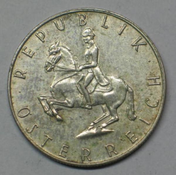5 Schilling 1960-1968, Österreich - Silber 640