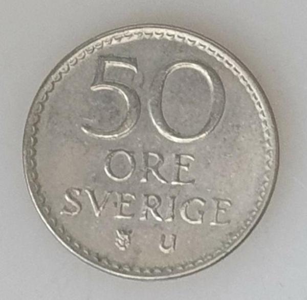 50 Öre 1972, Schweden CuNi